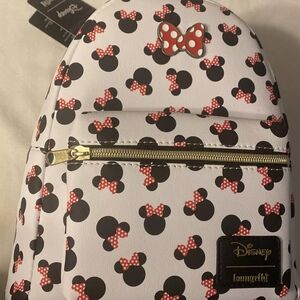 Loungefly Black and White Minnie Mouse Bag